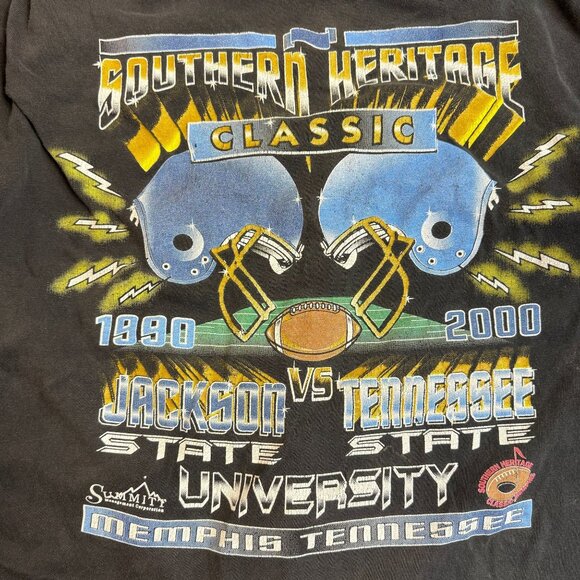 Vintage Y2K Southern Heritage Classic 2000 T-Shirt Jackson State Tennessee XXL - Picture 3 of 9